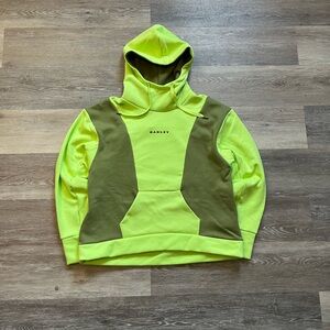 Oakley Neon Green and Olive Hoodie